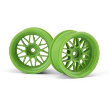 HPI 106772 Hre C90 Wheel 26Mm Green (6Mm Offset/2db)