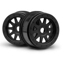HPI 106896 Tr-10 Glue-Lock Wheel Black (120X60Mm/2db)