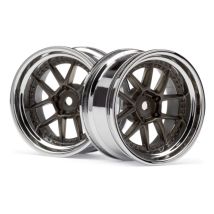 HPI 113090 Dy-Champion 26Mm Wheel (Chrome/Bronze/6Mm Os/2db)