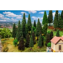 FALLER 181530 Erdei fák, 5-12 cm, 30 db