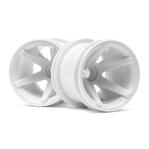 HPI 2100 Super Star Mt Wheels Front (White/2.2In/2db)