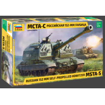 Zvezda 3630 MSTA Self Propelled Howitzer 1:35