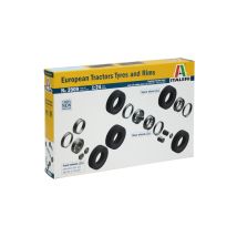 Italeri 3909 EUROPEAN TRACTORS TYRES and RIMS  1:24