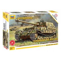 Zvezda 5041 Sd.Kfz.184 Ferdinand Tiger German Tank Destroyer makett 1:72