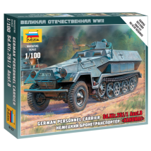 Zvezda 6127 German Personnel Carrier Sd.Kfz.251/1 Ausf.B 1:100 (6127)