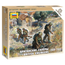 Zvezda 6219 British Engineers 1:72