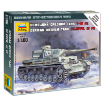 Zvezda 6251 Panzer IV Ausf. F2 1:100