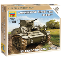 Zvezda 6265 Stuart US-Tank 1:100