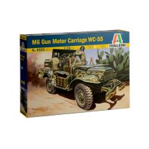 6555s Italeri WC-55 Dodge M6 gépágyúval 1:35