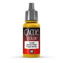 Vallejo 72039 Game Color Plague Brown, 18 ml