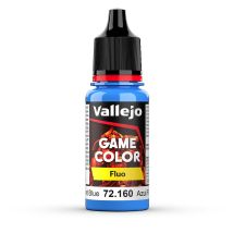 Vallejo 72160 Fluo Color Fluorescent Blue, 18 ml