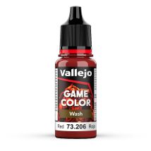 Vallejo 73206 Wash Red 18 ml