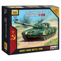 Zvezda 7400 T-72 Mini kit Modern 1:100