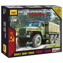Zvezda 07417 Soviet Army Truck Ural 43 1:100