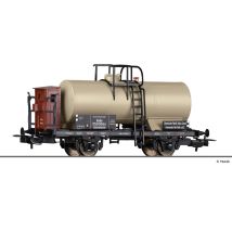 Tillig 77052 Tartálykocsi fékházzal, Chem. Fabrik Julius, Ammendorf, DR II