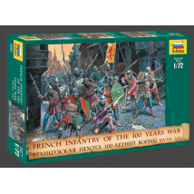 Zvezda 8053 French Infantry  Of The 100 Years War 1:72