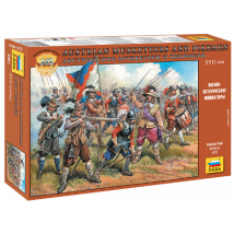 Zvezda 8061 Austrian Musketeers and Pikemen XVII. Century 1/72