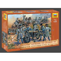 Zvezda 8066 Swedish Artillery Charles XII 1:72