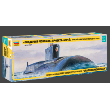 Zvezda 9058 SSBN Borey Nuc. Submarine makett 1:350