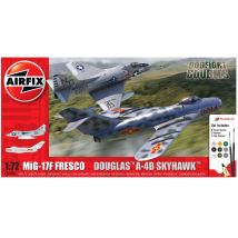 Airfix 50185 Mig 17F Fresco Douglas A-4B Skyhawk Dogfight Double makett szett