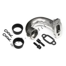 Acél kipufogó könyök