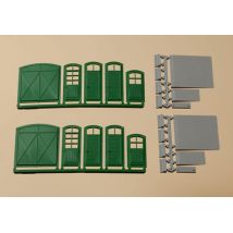 Ajtók és kapuk rámpákkal H0 Auhagen 80250