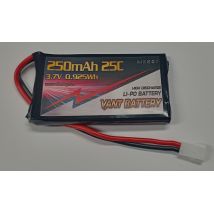 VANT Akku LiPo 3,7V 250mAh 25C