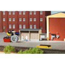 Auhagen 11427 Trafóállomás kiegészítőkkel