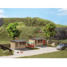 Auhagen 12339 Bungalók, 2 db, H0/TT