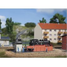 Auhagen 14473 Széntároló + darú /Bekohlung/