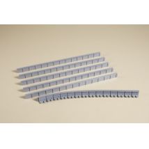 Auhagen 41200 Peronszegély, 13 mm, 6 db