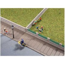 Auhagen 42559 Kerítés téglafal alappal, 480 mm, H0/TT