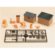 Auhagen 42571 Melléképület, fészer, szerszámok