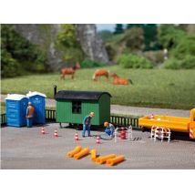 Auhagen 42641 Pályamunkás bódék, mobil WC-k (H0/TT)