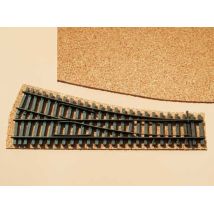 Auhagen 43580 Parafaágyazat váltóhoz (kitérőhöz), 200 x 300 x 4 mm