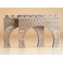 Auhagen 43609 Alagútbejárat, kétsínes, 13,2 x 10,5 cm, 2 db