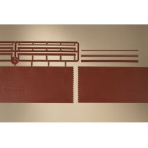 Auhagen 43658 Téglafalak különböző frízekkel, 2 db