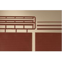 Auhagen 44630 Téglafal, 114 x 35 mm, 4 db