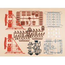 Auhagen 48583 Tetőkiegészítők, tartozékok tetőhöz