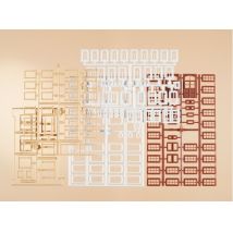 Auhagen 48647 Ablak, ablakfél, ajtó