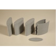 Auhagen 48657 Ovális hídpillér, 16 db