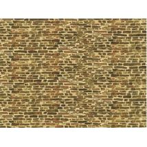 Auhagen 50116 Dekorlap (karton), mészkőfal, kismintás, 220 x 100 mm, 5 db