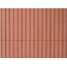 Auhagen 52232 Dekorlap, trapézlemez, téglavörös, 100 x 200 mm, 2 db