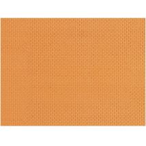 Auhagen 52413 Dekorlap, t&eacute;glafal, s&aacute;rga, 100 x 200 mm