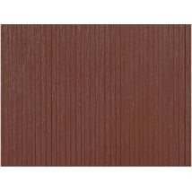 Auhagen 52420 Dekorlap, deszkafal, barna, 100 x 200 mm