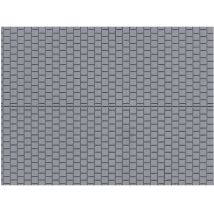 Auhagen 52423 Dekorlap, t&eacute;rkő, sz&uuml;rke, 100 x 200 mm