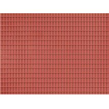 Auhagen 52425 Dekorlap, cser&eacute;ptető, t&eacute;glav&ouml;r&ouml;s, 100 x 200 mm