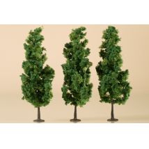 Auhagen 70940 Lombos fák, sötétzöld, 15 cm, 3 db