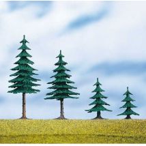 Auhagen 71921 Fenyőfák, 4 cm, 5 db