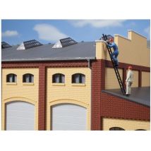 Auhagen 80216 Ablak gyárépülethez, zöld, 20 db